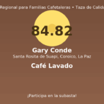 Gary Conde – Santa Rosita de Suapi, Coroico, La Paz – 84.82 pts